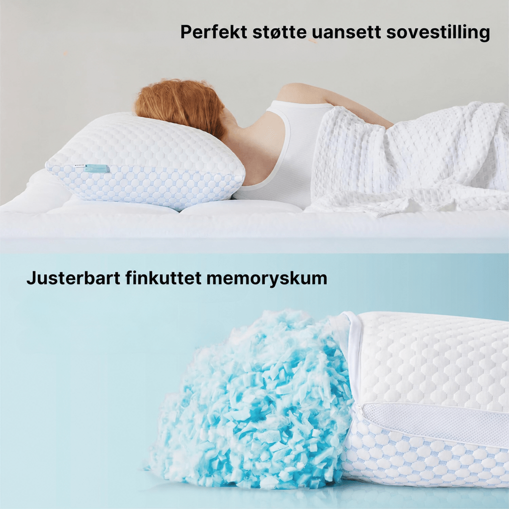 ComfortPillow 2.0 – Den justerbare hodeputen (PAKKETILBUD 2 STK.) - AVABeauty.no